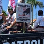 Tolak Reklamasi Benoa Bay protestors take the streets