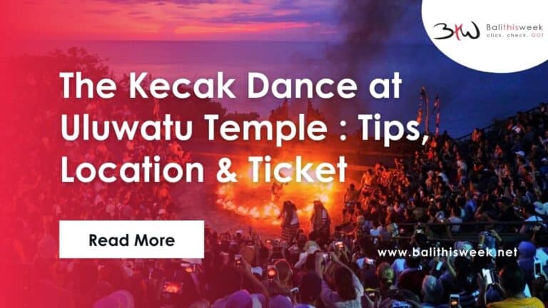 The Kecak Dance at Uluwatu Temple
